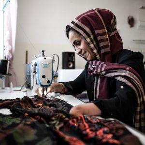 Una macchina da cucire