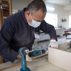 Un trapano da carpentiere